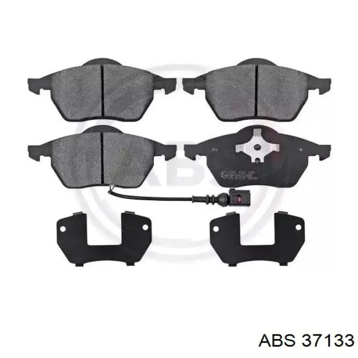Klocki hamulcowe przednie tarczowe ABS 37133 cena, od 29,51 USD