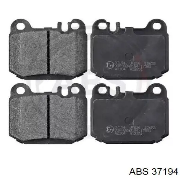Okładziny (klocki) do hamulców tarczowych tylne ABS 37194 cena, od 22,19 USD