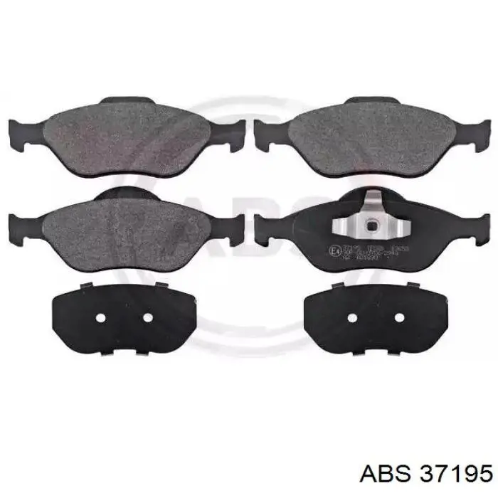 Klocki hamulcowe przednie tarczowe ABS 37195 cena, od 23,37 USD
