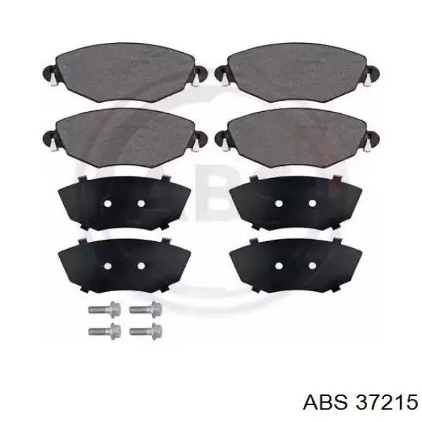 Klocki hamulcowe przednie tarczowe ABS 37215 cena, od 25,78 USD