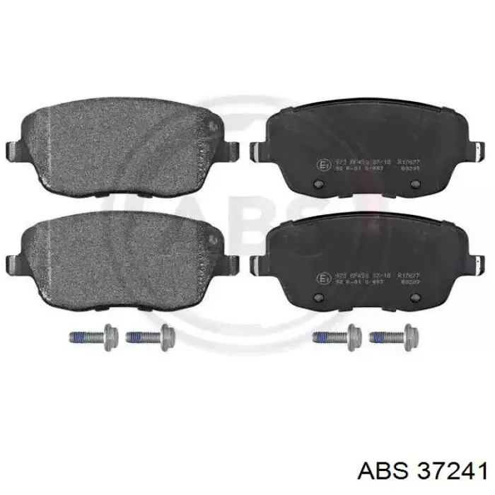 Klocki hamulcowe przednie tarczowe ABS 37241 cena, od 28,04 USD