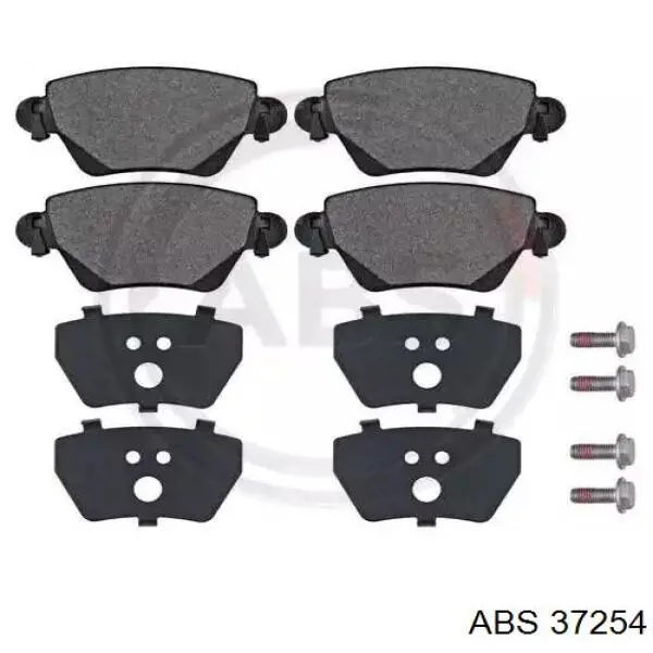 Okładziny (klocki) do hamulców tarczowych tylne ABS 37254 cena, od 24,93 USD