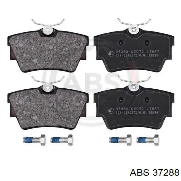 Okładziny (klocki) do hamulców tarczowych tylne ABS 37288 cena, od 24,17 USD