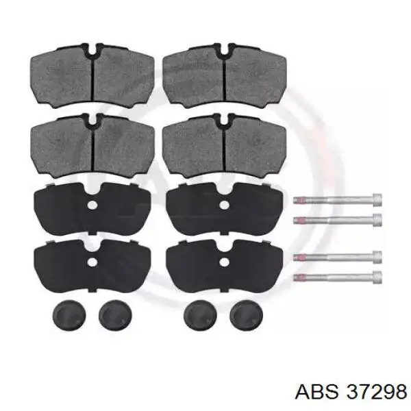 Okładziny (klocki) do hamulców tarczowych tylne ABS 37298 cena, od 25,29 USD