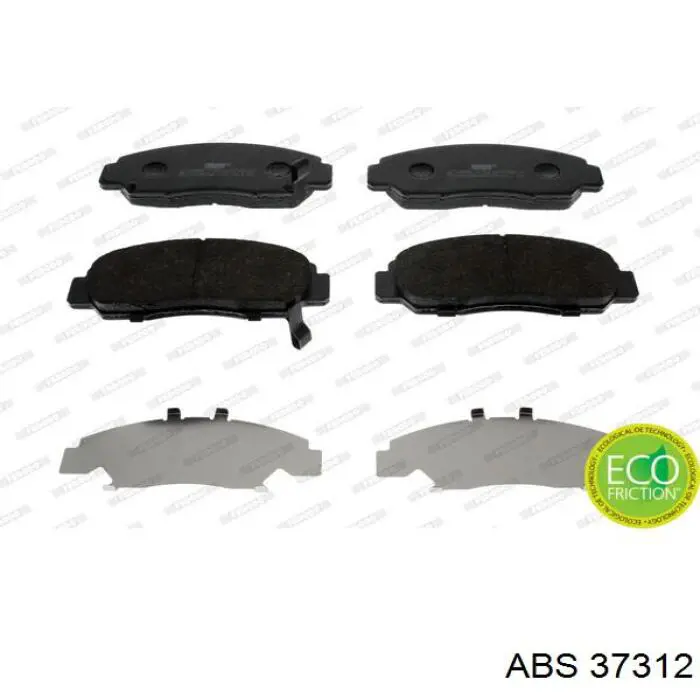Do koszyka 37312 ABS Klocki hamulcowe przednie tarczowe