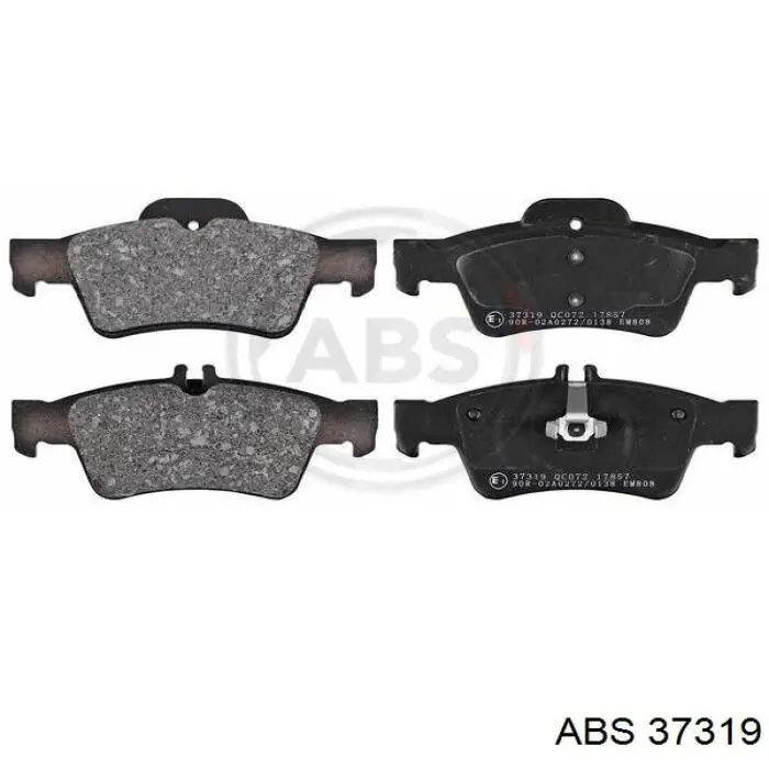 Okładziny (klocki) do hamulców tarczowych tylne ABS 37319 cena, od 24,77 USD