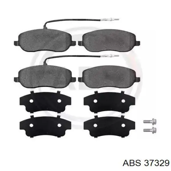 Klocki hamulcowe przednie tarczowe ABS 37329 cena, od 29,67 USD
