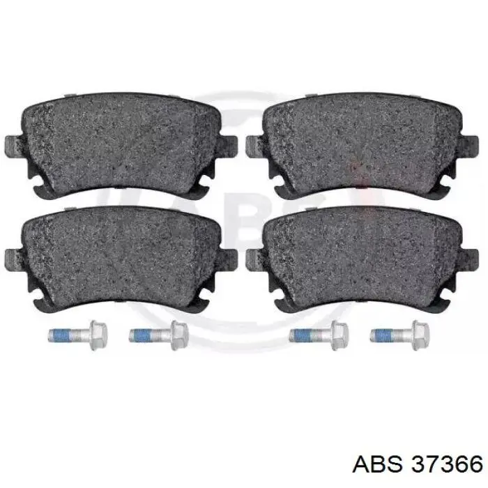 Okładziny (klocki) do hamulców tarczowych tylne ABS 37366 cena, od 25,93 USD