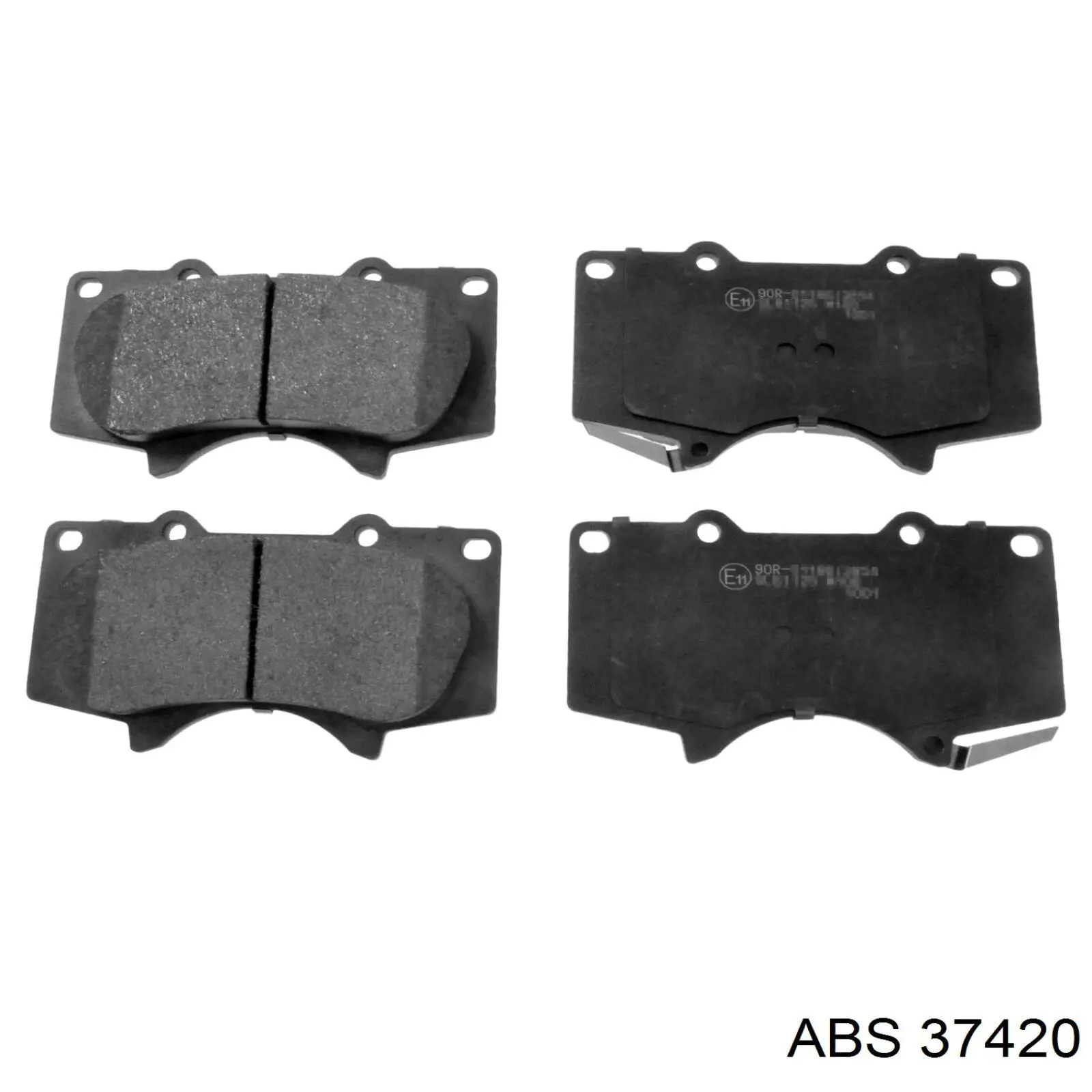 Do koszyka 37420 ABS Klocki hamulcowe przednie tarczowe