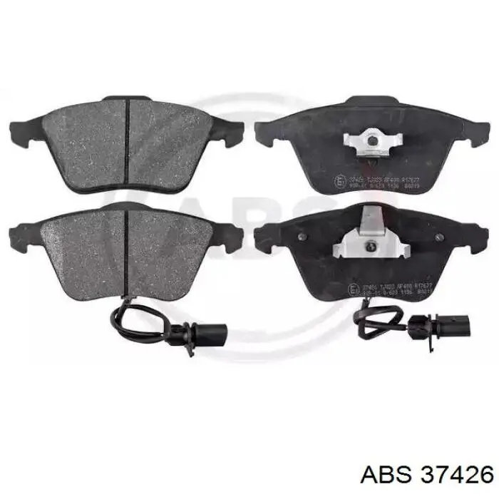 Klocki hamulcowe przednie tarczowe ABS 37426 cena, od 32,82 USD