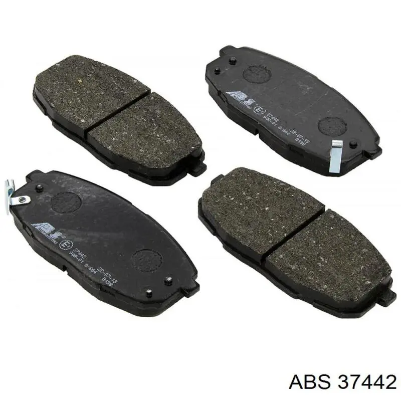 Klocki hamulcowe przednie tarczowe ABS 37442 cena, od 24,33 USD
