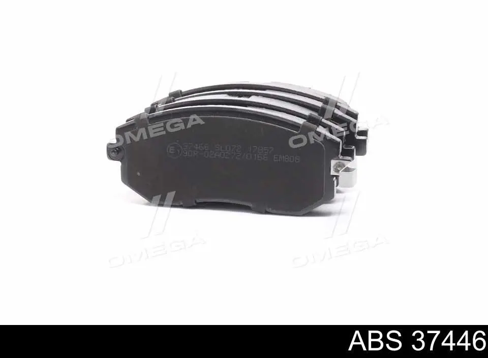 Klocki hamulcowe przednie tarczowe ABS 37446 cena, od 32,63 USD
