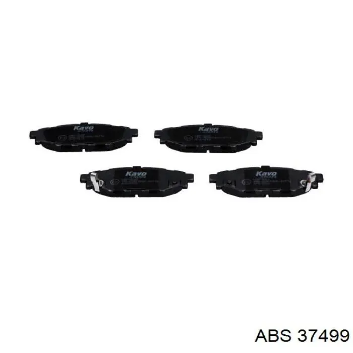 Do koszyka 37499 ABS Okładziny (klocki) do hamulców tarczowych tylne