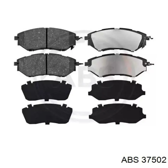 Klocki hamulcowe przednie tarczowe ABS 37502 cena, od 25,78 USD