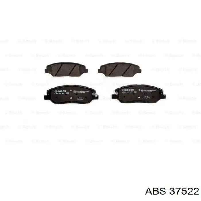Klocki hamulcowe przednie tarczowe ABS 37522 cena, od 26,84 USD