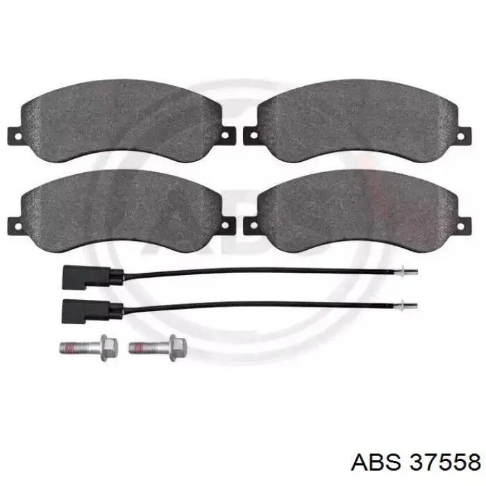 Klocki hamulcowe przednie tarczowe ABS 37558 cena, od 28,95 USD