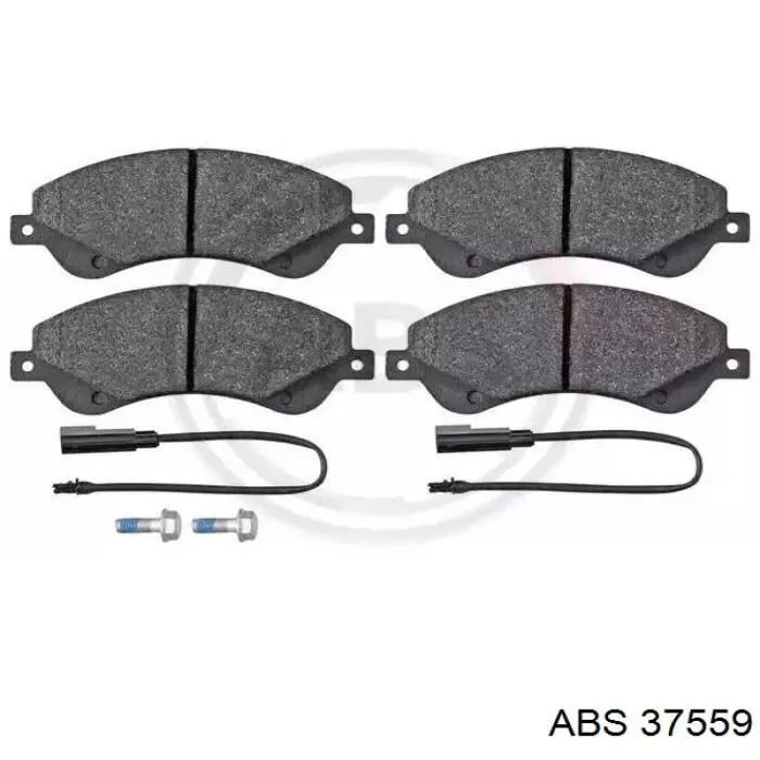 Klocki hamulcowe przednie tarczowe ABS 37559 cena, od 29,10 USD