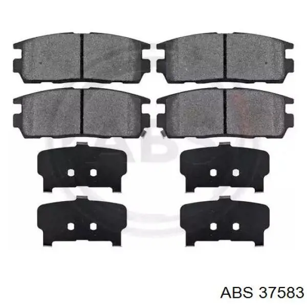 Okładziny (klocki) do hamulców tarczowych tylne ABS 37583 cena, od 25,40 USD
