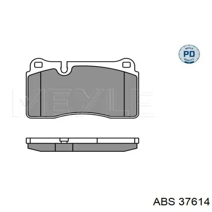 Do koszyka 37614 ABS Klocki hamulcowe przednie tarczowe