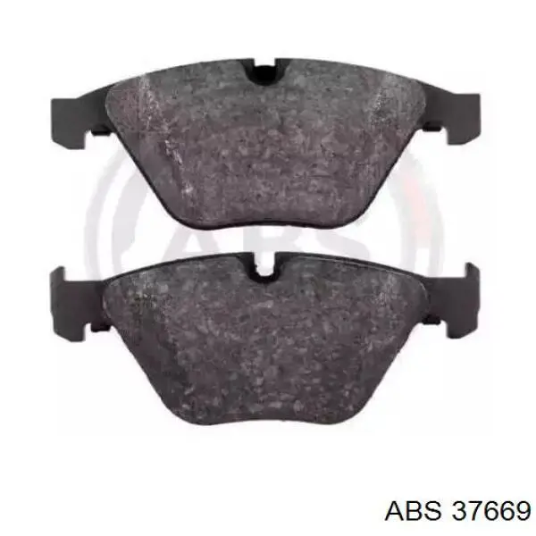 Klocki hamulcowe przednie tarczowe ABS 37669 cena, od 32,14 USD