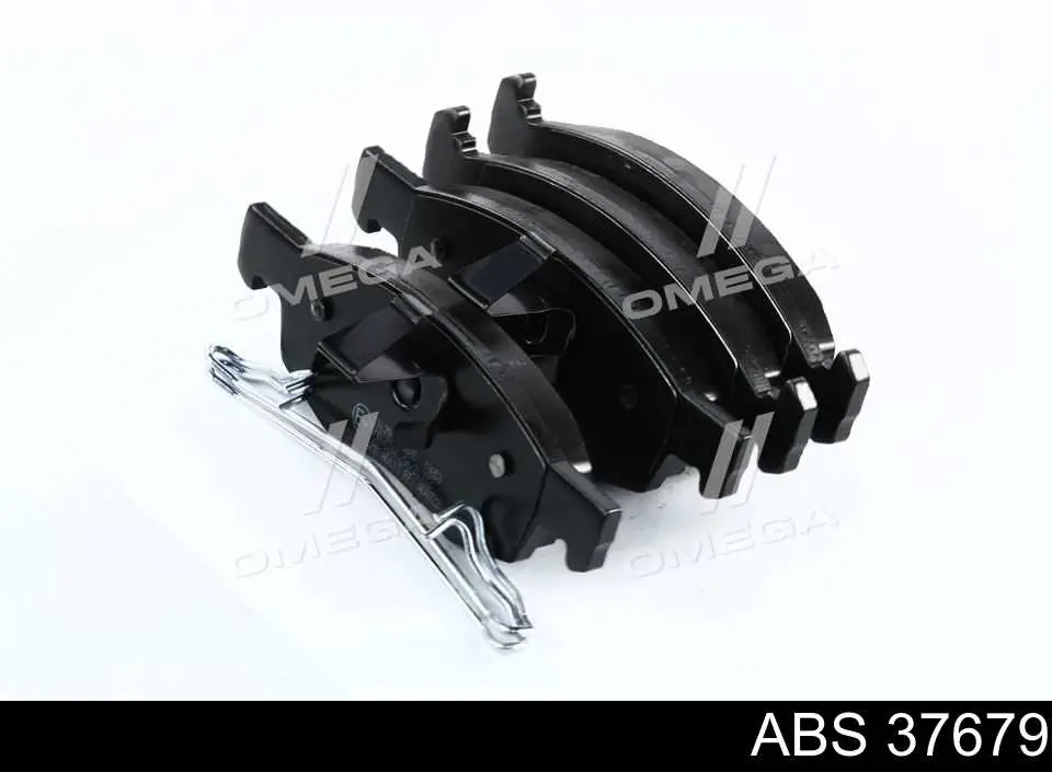 Klocki hamulcowe przednie tarczowe ABS 37679 cena, od 26,28 USD