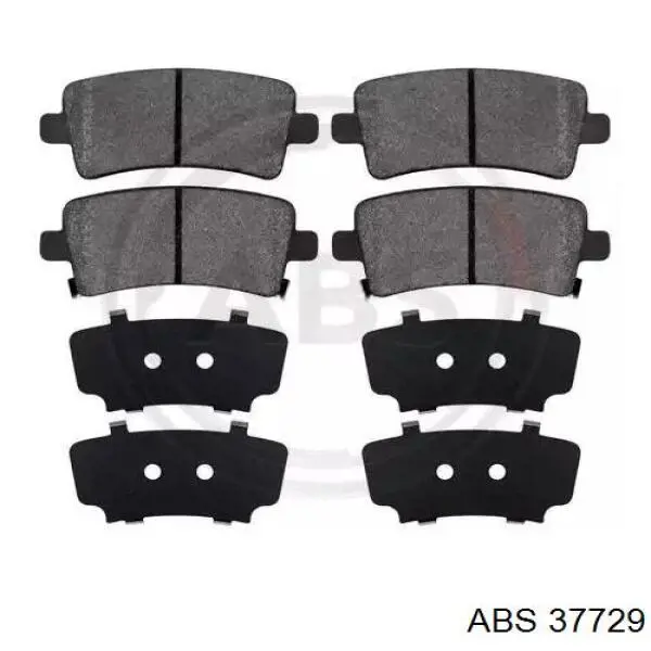 Okładziny (klocki) do hamulców tarczowych tylne ABS 37729 cena, od 22,68 USD