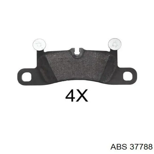 Okładziny (klocki) do hamulców tarczowych tylne ABS 37788 cena, od 35,06 USD