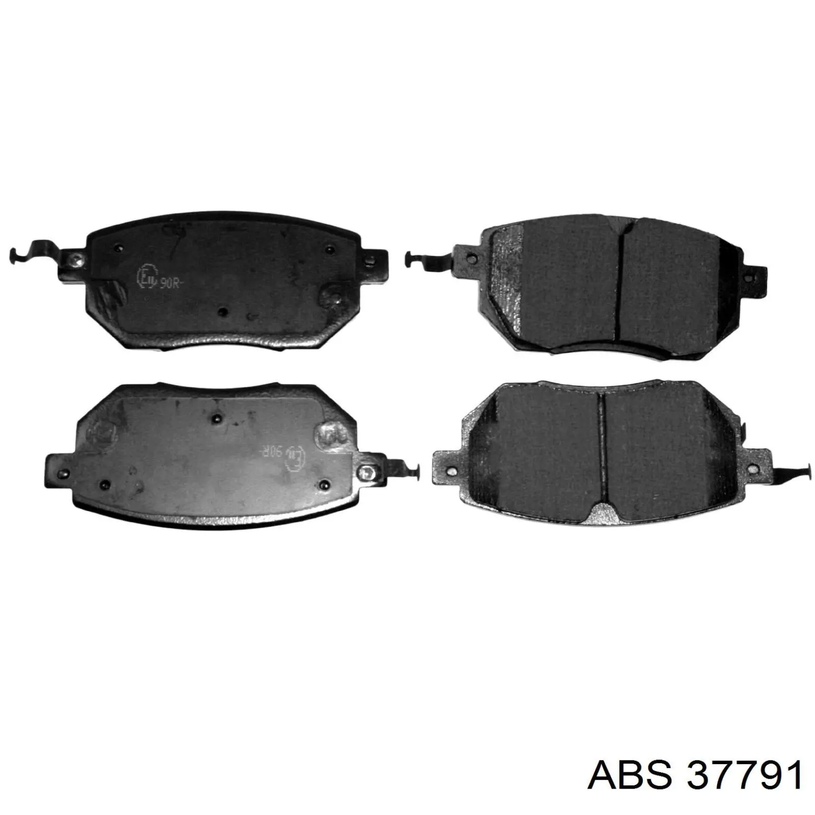 Do koszyka 37791 ABS Klocki hamulcowe przednie tarczowe