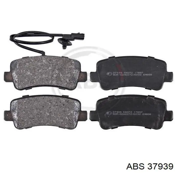 Okładziny (klocki) do hamulców tarczowych tylne ABS 37939 cena, od 51,44 USD