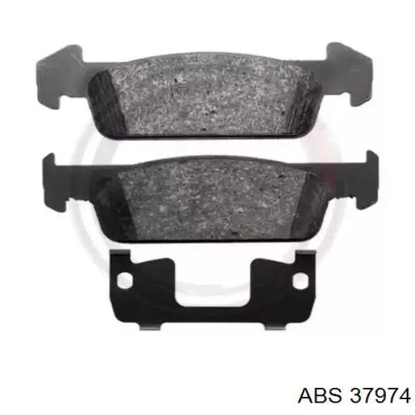 Klocki hamulcowe przednie tarczowe ABS 37974 cena, od 19,80 USD