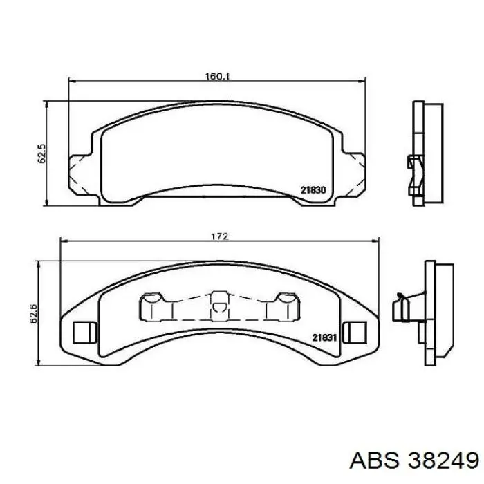 Klocki hamulcowe przednie tarczowe Ford 1U2Z2V001SA cena, od 42,73 USD