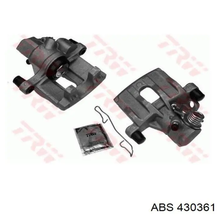 Do koszyka 430361 ABS Zacisk hamulcowy tylny lewy