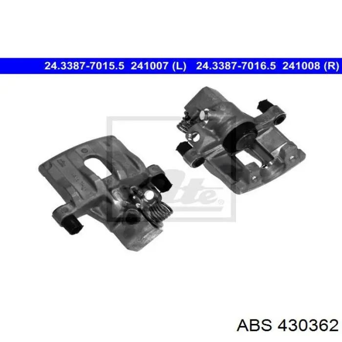 Do koszyka 430362 ABS Zacisk hamulcowy tylny prawy