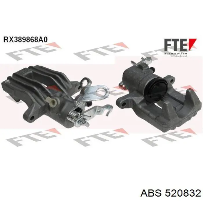 Do koszyka 520832 ABS Zacisk hamulcowy tylny prawy