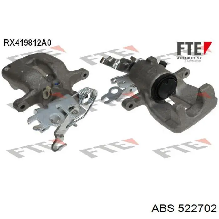 Zacisk hamulcowy tylny prawy ABS 522702 cena, od 74,85 USD