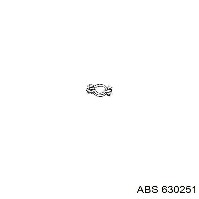 Do koszyka 630251 ABS Zacisk hamulcowy tylny lewy