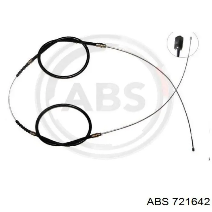 Do koszyka 721642 ABS Zacisk hamulcowy tylny prawy