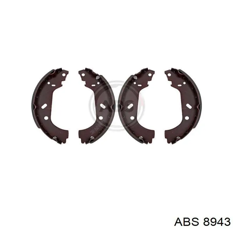 Klocki hamulcowe tylne bębnowe ABS 8943 cena, od 33,45 USD