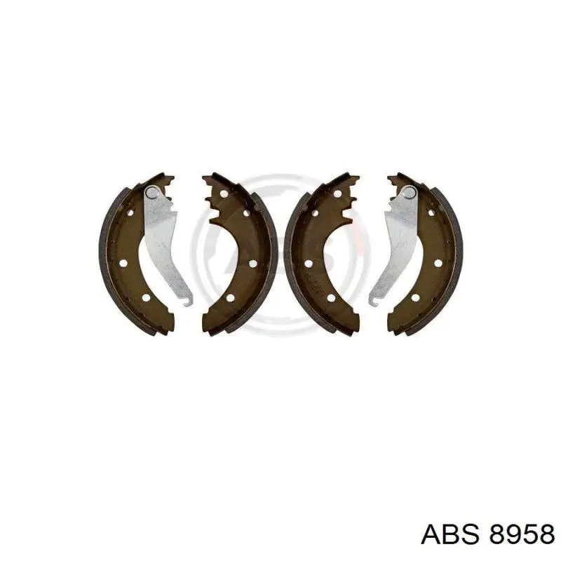 Klocki hamulcowe tylne bębnowe ABS 8958 cena, od 76,48 USD