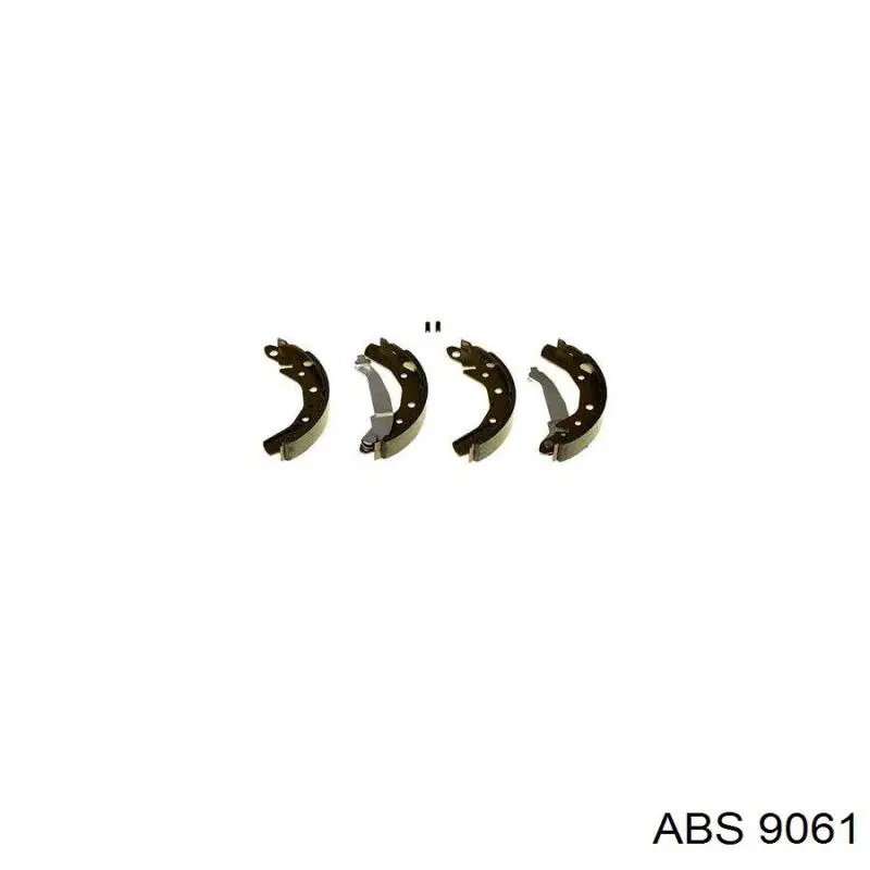 Klocki hamulcowe tylne bębnowe ABS 9061 cena, od 23,58 USD
