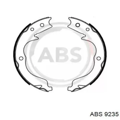 Klocki hamulca ręcznego ABS 9235 cena, od 27,88 USD