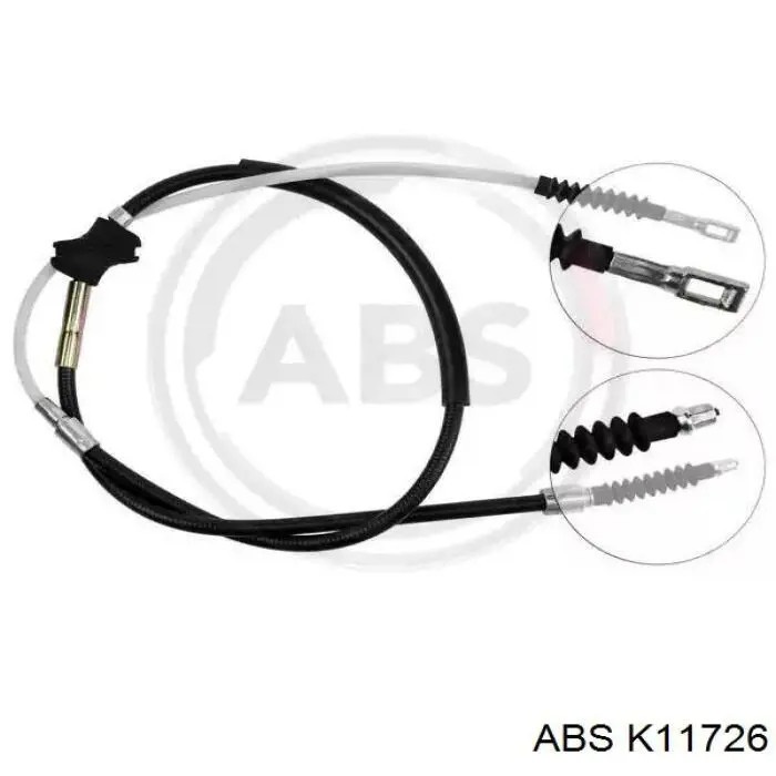 Linka hamulca ręcznego tylna prawa/lewa ABS K11726 cena, od 18,08 USD