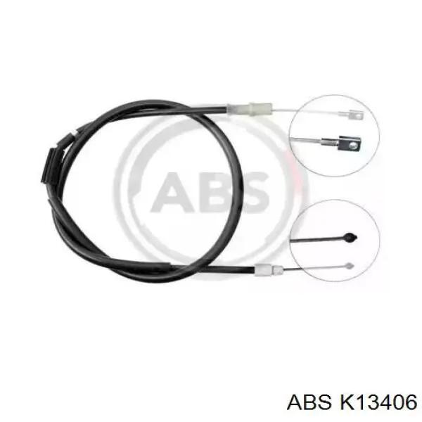 Do koszyka K13406 ABS Linka hamulca ręcznego tylna prawa/lewa