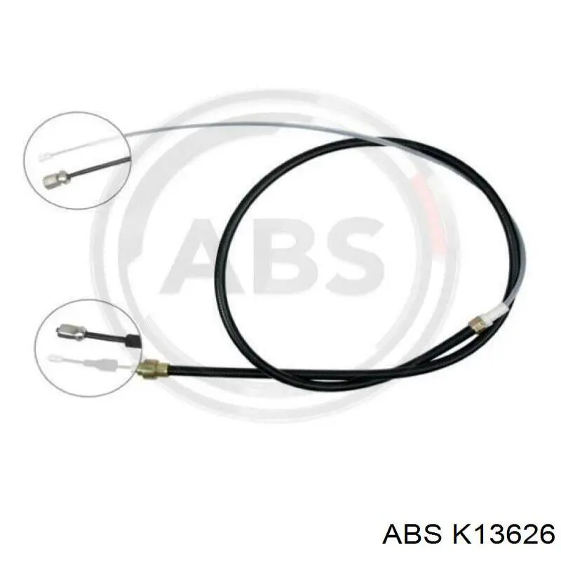 Do koszyka K13626 ABS Linka hamulca ręcznego tylna prawa/lewa