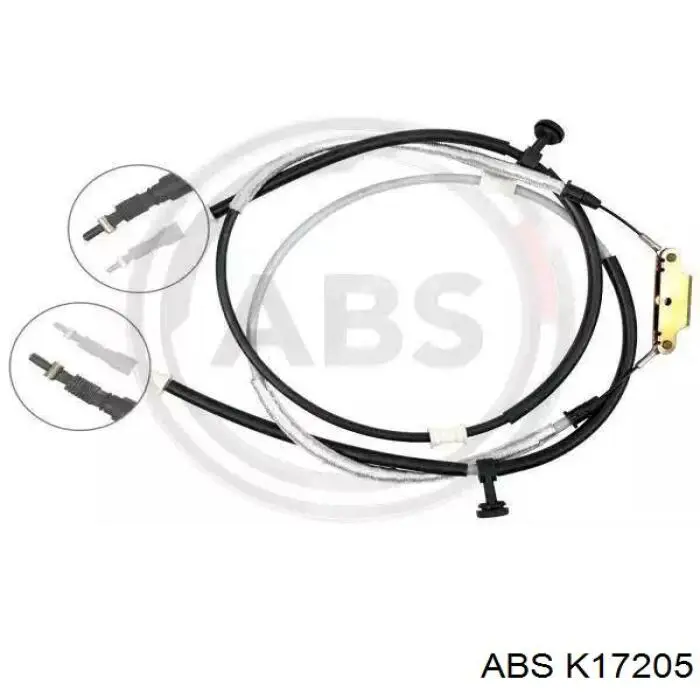 Linka hamulca ręcznego tylna prawa/lewa ABS K17205 cena, od 46,39 USD