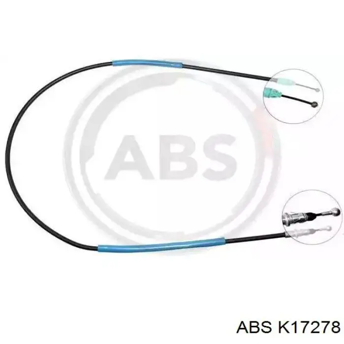 Linka hamulca ręcznego tylna lewa ABS K17278 cena, od 14,63 USD