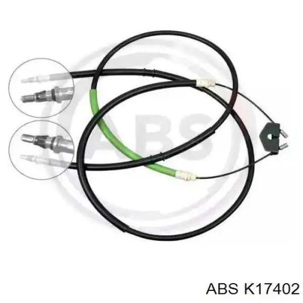 Linka hamulca ręcznego tylna prawa/lewa ABS K17402 cena, od 23,19 USD