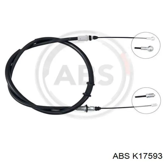K17593 ABS Linka hamulca ręcznego tylna prawa/lewa