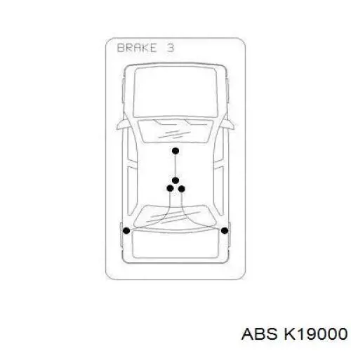 BV61-2A603-AH Ford linka hamulca ręcznego tylna prawa/lewa