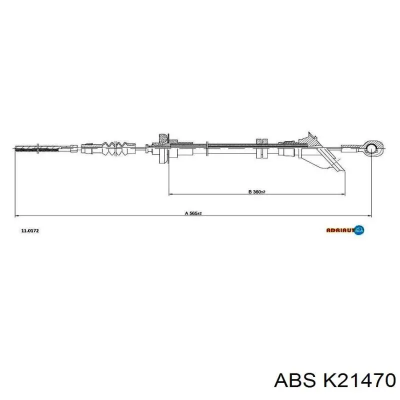 Do koszyka K21470 ABS Linka sprzęgła